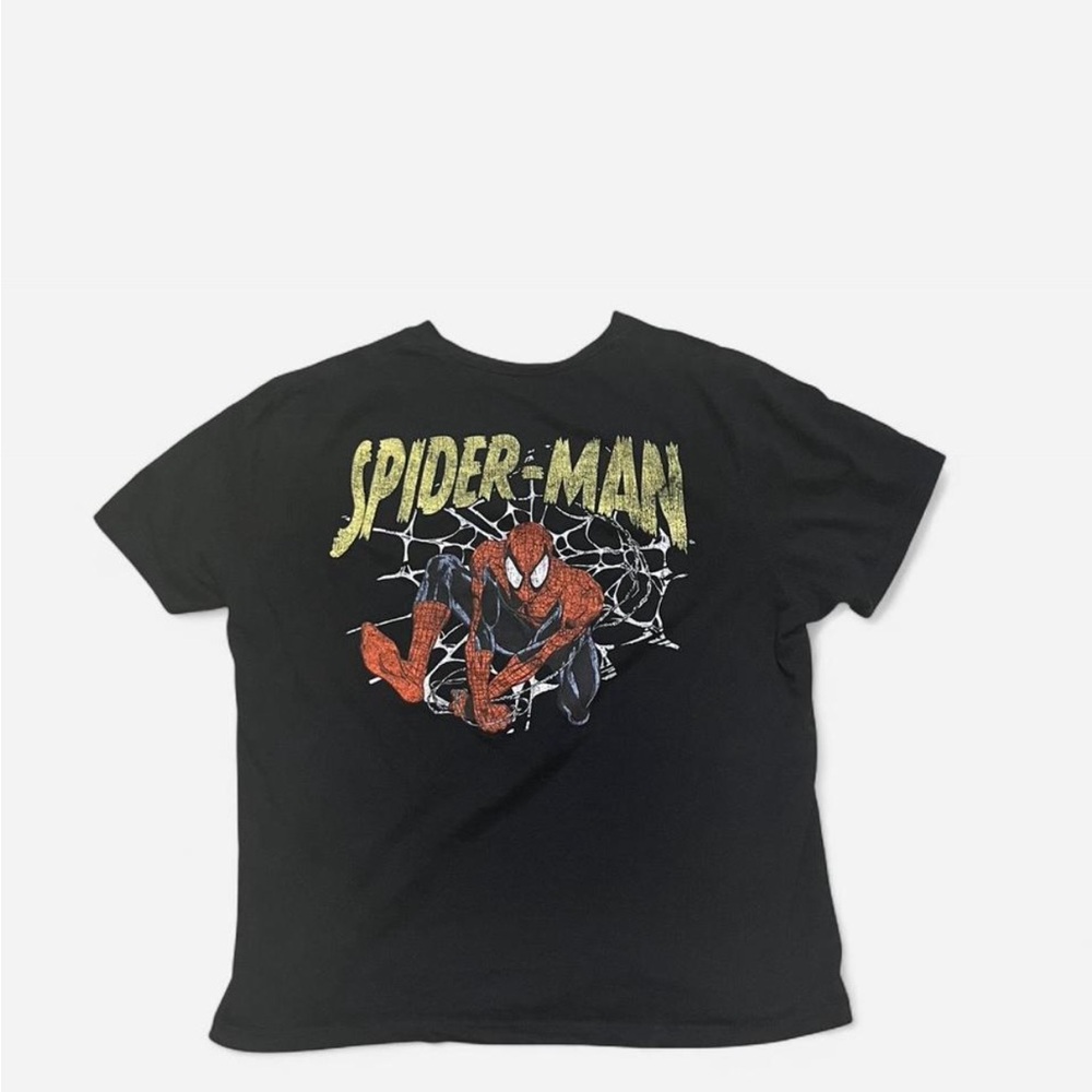 Black Spider-Man Graphic T-Shirt 100% cotton